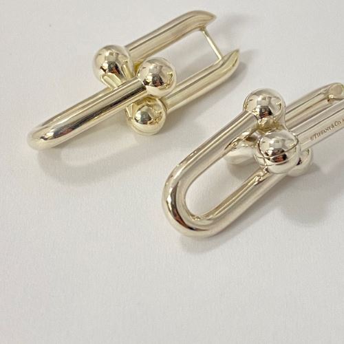 ティファニー　ハードウェア　ラージリンクシルバーピアス定価225,500円 未使