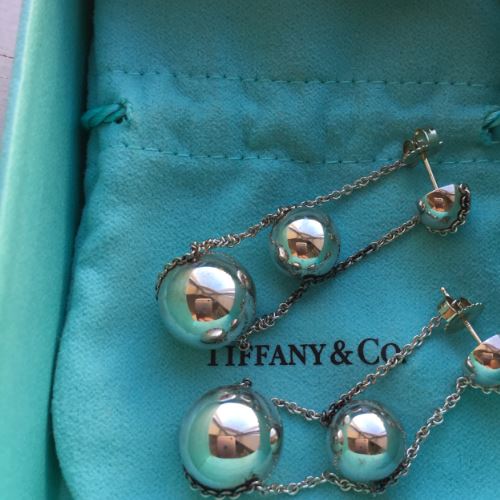 ティファニー　ハードウェアシリーズ　トリプルドロップピアス