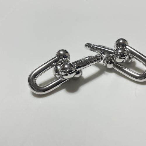 ティファニー　ハードウェア　ラージ　リンク　ピアス　スターリングシルバー