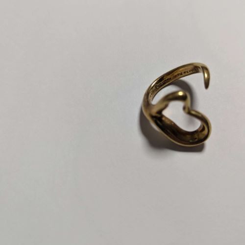 ティファニー　オープンハート　金