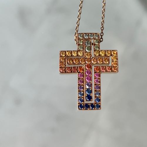 ダミアーニ　ベルエポック　レインボーピンクゴールド　ネックレス