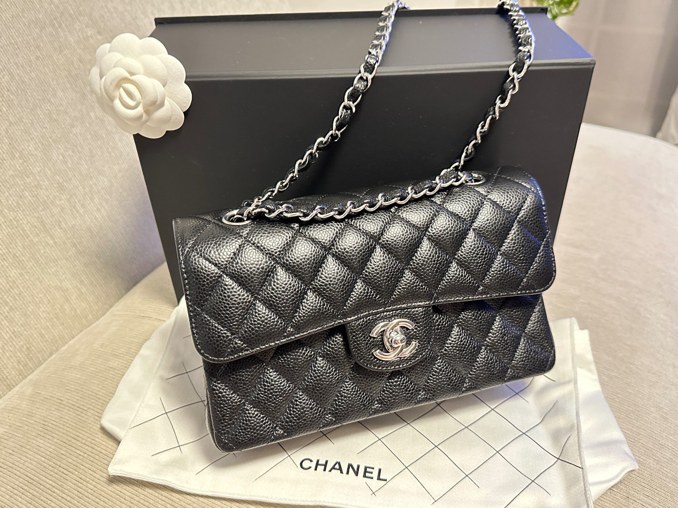シャネル マトラッセ グレインドカーフスキンの画像