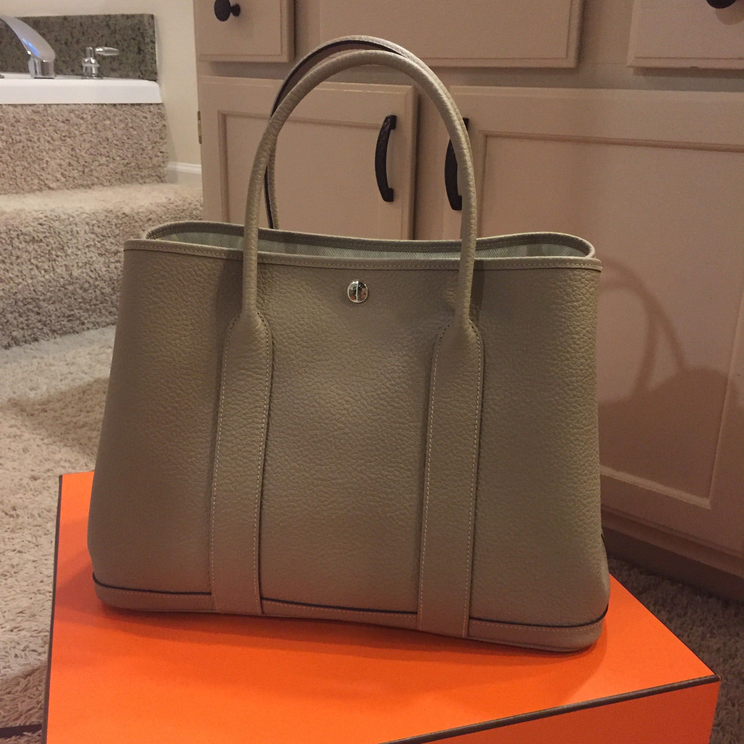 エルメス ガーデンパーティ トゥルティールグレー 未使用新品の画像