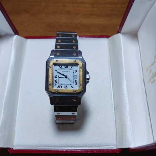 カルティエ サントス 2961 ss-18kこんび