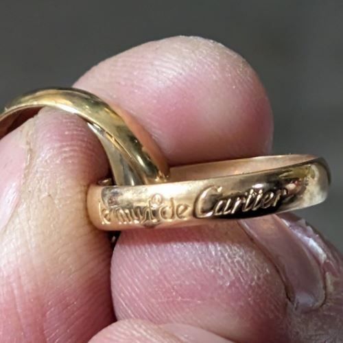 カルティエトリニティリングA1854K