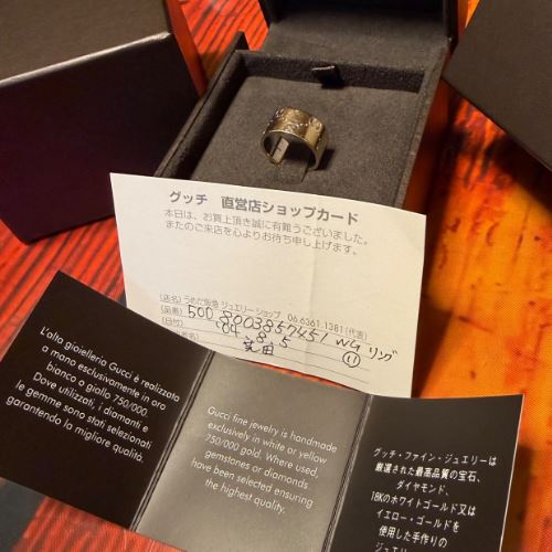 GUCCI WGリング