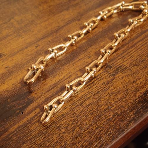 60153077ティファニーハードウェアスモールブレスレットYG