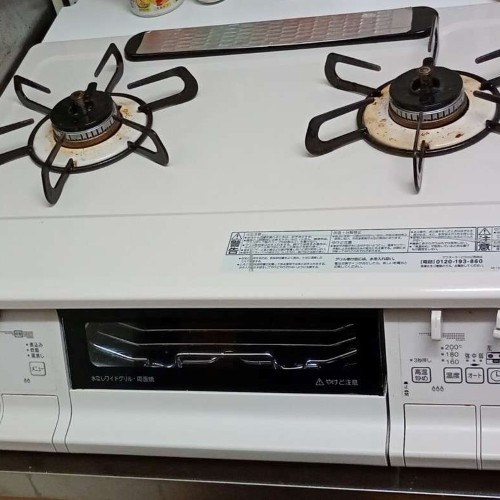 ガスコンロ　paloma PA370WHA-R