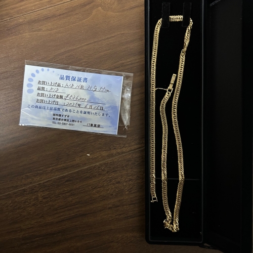 喜平ネックレス　16面トリプル　55センチ　33.5g