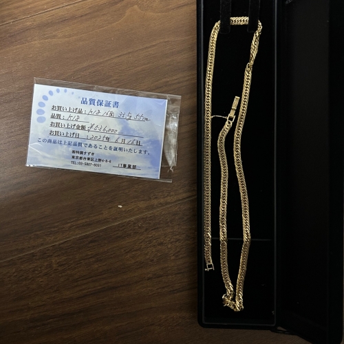 喜平ネックレス　16面トリプル　55センチ　33.5g