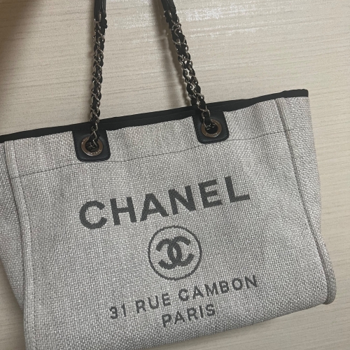 シャネル ドーヴィル トートバッグ　A67001