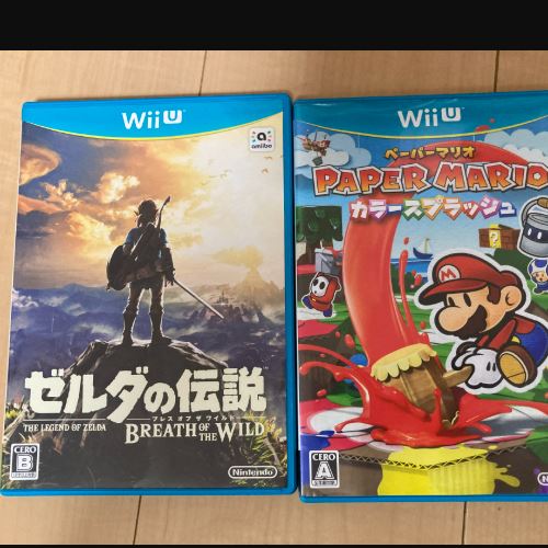 WiiU ゼルダブレスオブザワイルド マリオカラースプラッシュ