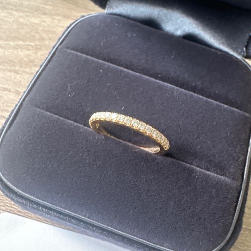 ティファニーソレスト ハーフ エタニティ リング