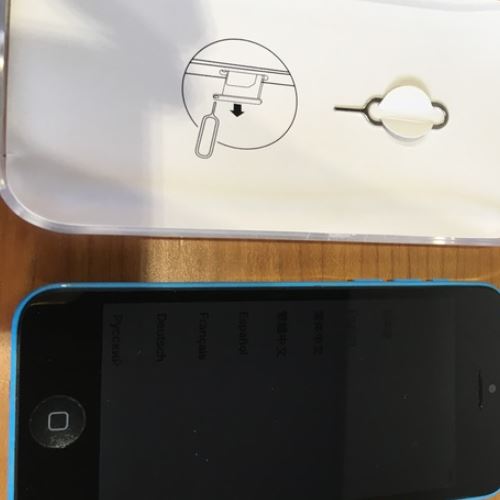 iPhone5c ブルー 8GB simフリー