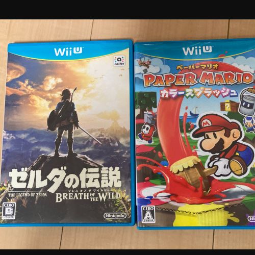 WiiU ゼルダブレスオブザワイルド マリオカラースプラッシュ