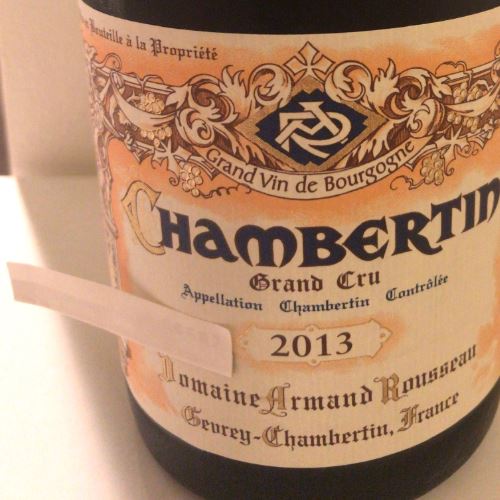 アルマンルソーシャンベルタン グランクリュ2013
