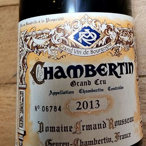 ドメーヌアルマン・ルソー　シャンベルタン　グラン・クリュ