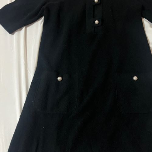 シャネル ココマーク コットン×ナイロン ワンピース