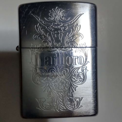 ZIPPO マルボロ シルバーロングホーン