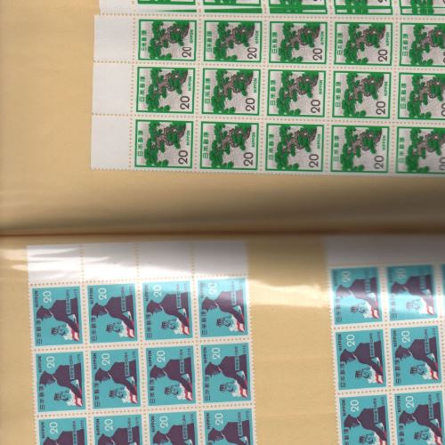 切手シート、バラ