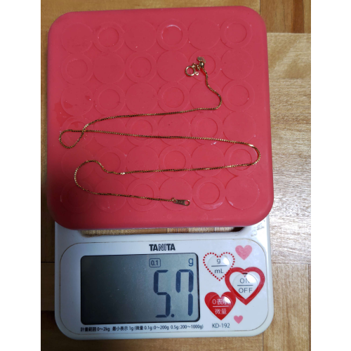 K18 ネックレスの画像