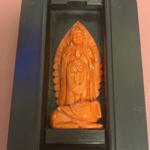 珊瑚普賢菩薩像