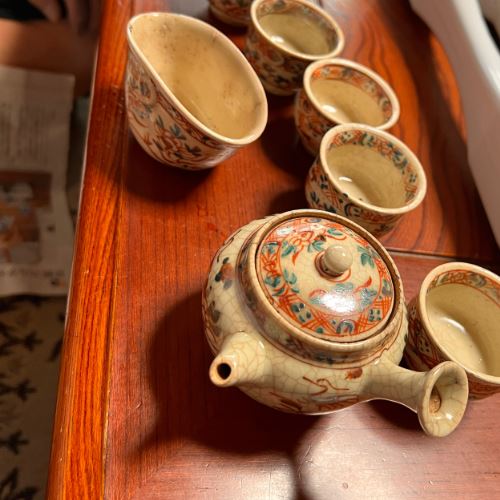 古伊万里の煎茶道具セット