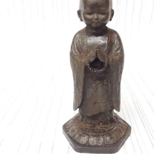 友沢正彦作 合掌地蔵菩薩【祈り】ブロンズ像