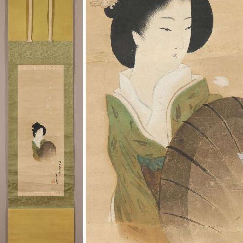 美人画　幽霊画