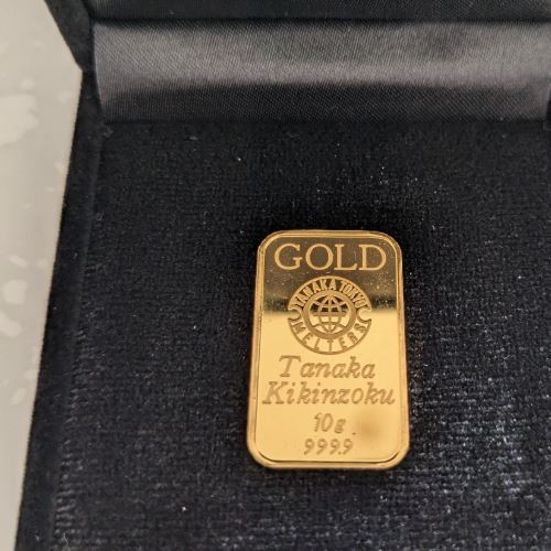 純金 インゴット 24金 田中貴金属 10g 流通品 K24 延べ棒 ゴールド