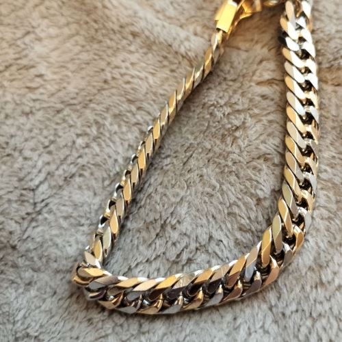 田中貴金属k18&pt850ブレスレット