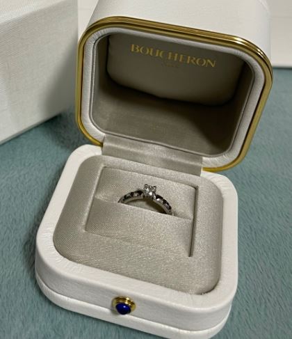 ブシュロン キャトル クル ド パリ ソリテール リング