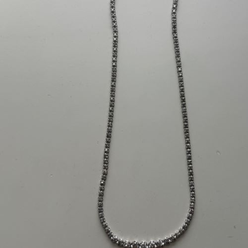 ダイヤモンドネックレス　k18ホワイトゴールド