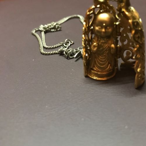 お地蔵様 ネックレス籠つき