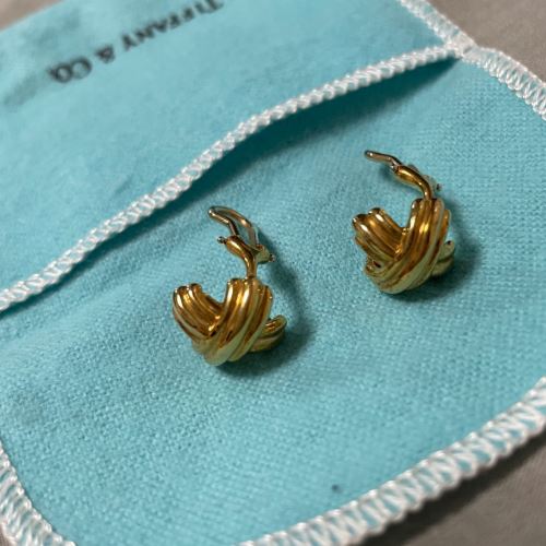 Tiffany イヤリング　18金