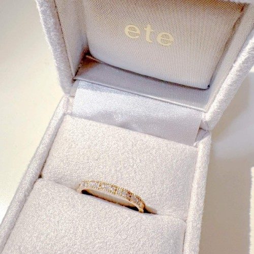 ete K18PG リング　ダイヤモンド　63024311