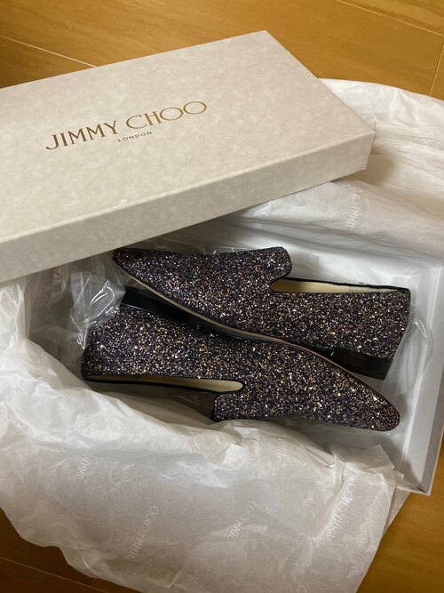 ジミーチュウ フラットパンプス