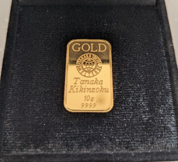 純金 インゴット 24金 田中貴金属 10g 流通品 K24 延べ棒 ゴールド
