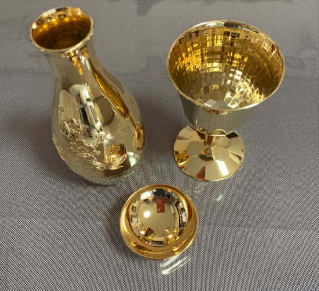 黄金和洋酒器セット