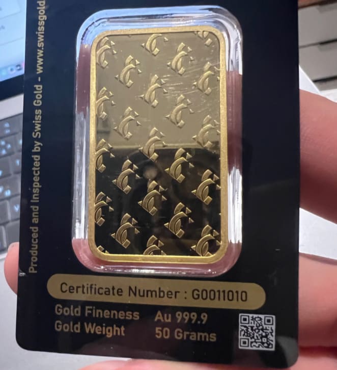 金 インゴット 24k 50g