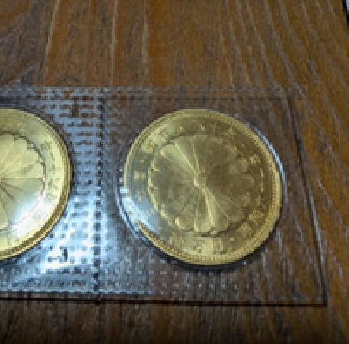 K24 24金 天皇陛下御在位 60年記念 10万円金貨