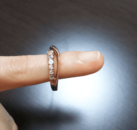 4℃ K10ピンクゴールドリング