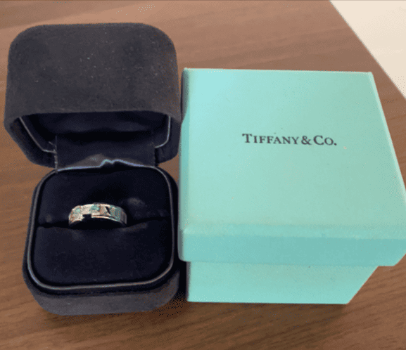 ティファニー アトラス ホワイトゴールド ダイヤ アクアマリン