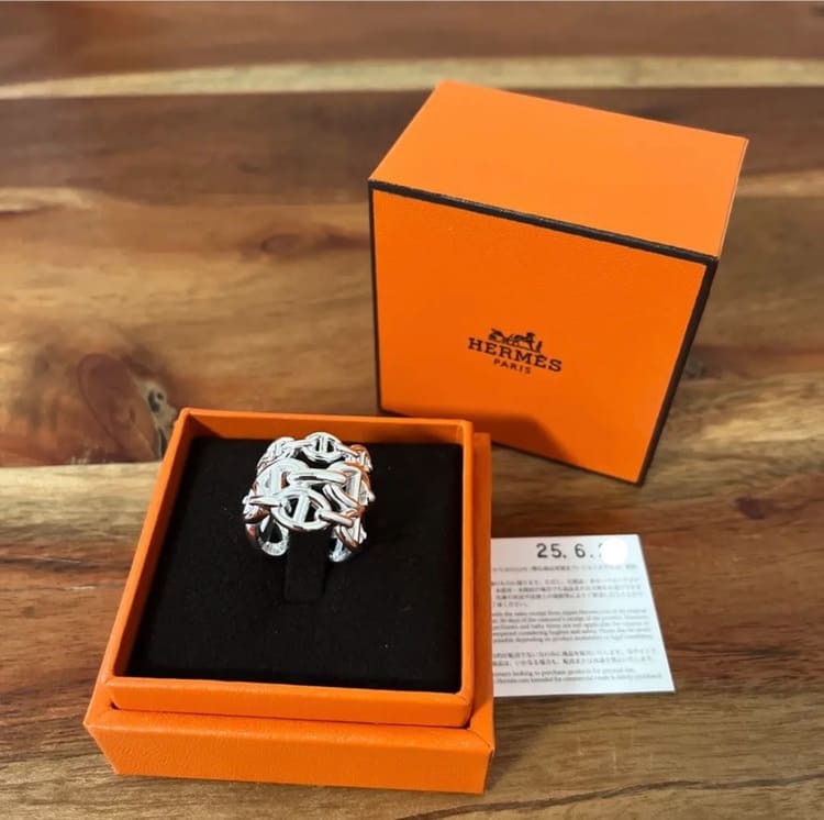 エルメス　シェーヌダンクルリング　アンシェネ