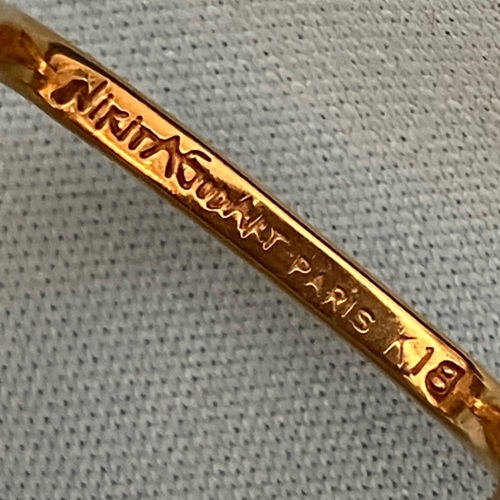  2ポイントメガネフレーム 18金