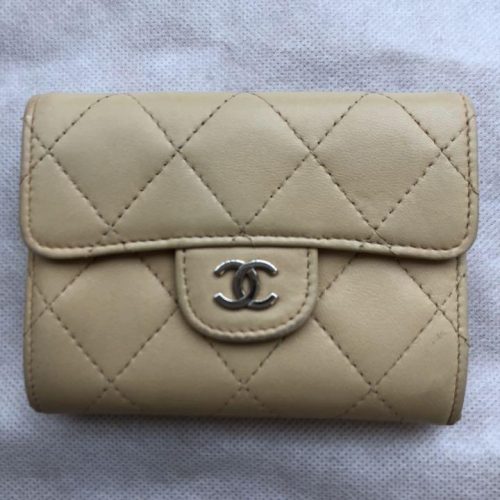 CHANEL(シャネル)マトラッセ　ラムスキン コインケース　カードケース