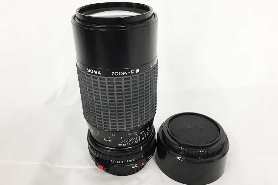 Canon レンズ ZOOM‐KⅢ F1:3.5~4.5 75~210㎜ ケース付き