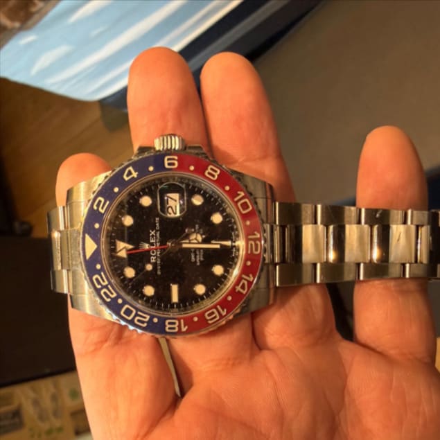 ロレックス GMTマスター オイスター ぺぷ