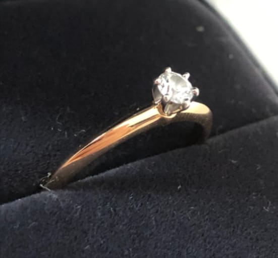 ティファニー　セッティング　18KPG