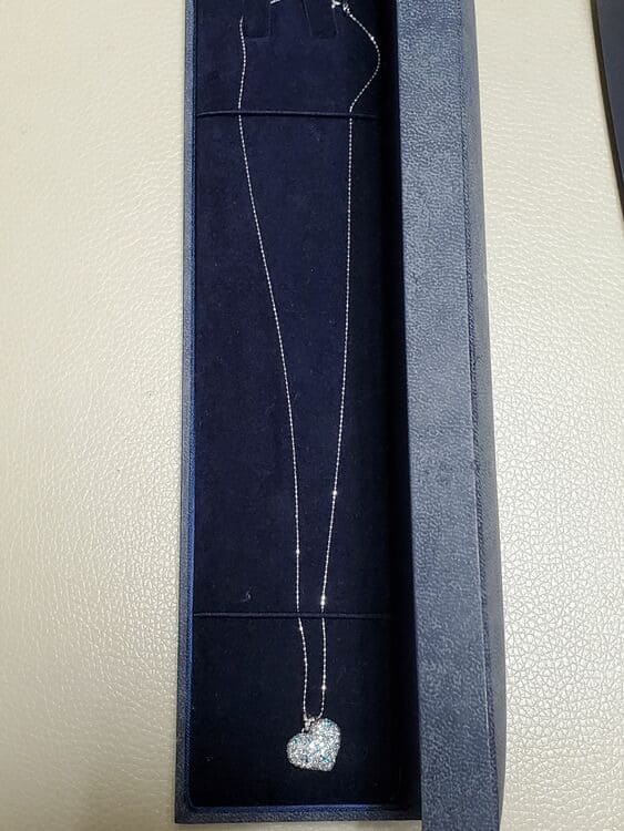 18KWGネックレス